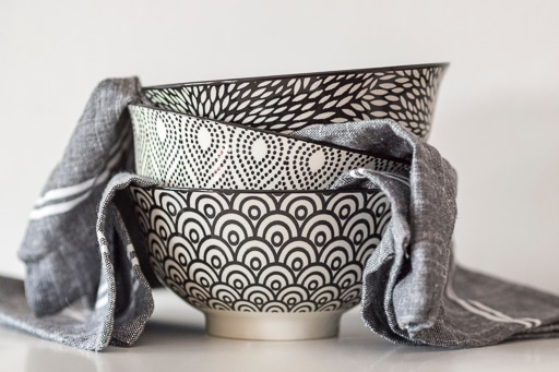 Small ceramic pottery bowls